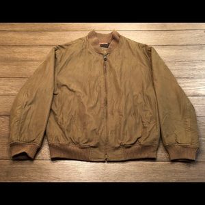 Ermenegildo Zegna Faux Suede Bomber Jacket